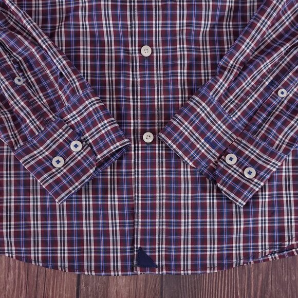 UNTUCKit Mens Size XL Millbrook Plaid Long Sleeve Button Up Performance Shirt - Picture 10 of 16